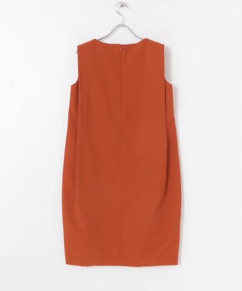 KBF+（ケービーエフプラス）の「KBF+　コクーンタックワンピース∴（ワンピース・レディース・オレンジ/グリーン系その他・ONE）」の6枚目の写真