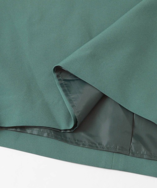 KBF+（ケービーエフプラス）の「KBF+　コクーンタックワンピース∴（ワンピース・レディース・オレンジ/グリーン系その他・ONE）」の4枚目の写真