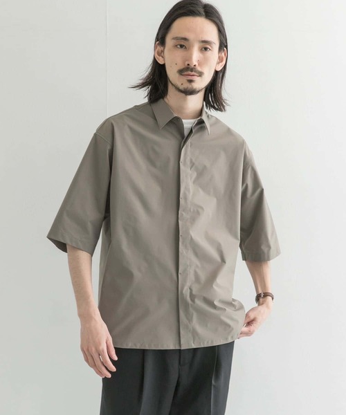 URBAN RESEARCH(アーバンリサーチ)の「SolotexFlyfronts SHORT-SLEEVE SHIRTS(シャツ/ブラウス・メンズ・ブラウン系その他/ブラック/グレー系その他・MEDIUM/LARGE)」の11枚目の写真