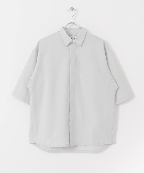 URBAN RESEARCH(アーバンリサーチ)の「SolotexFlyfronts SHORT-SLEEVE SHIRTS(シャツ/ブラウス・メンズ・ブラウン系その他/ブラック/グレー系その他・MEDIUM/LARGE)」の16枚目の写真