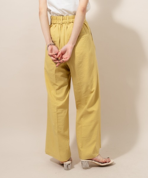 mline（エムライン）の「[mline] WEB限定 ワイドパンツ（その他パンツ・レディース・ベージュ/ピンク/イエロー/ブルー・1/2）」の18枚目の写真