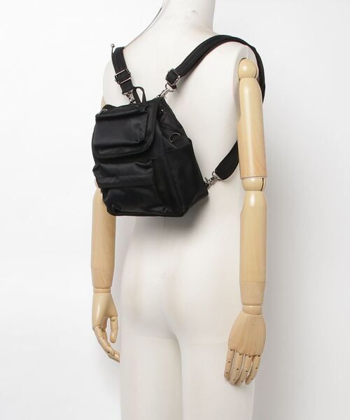 603(ロクマルサン)の「603 スーパーミニ2wayボディバッグ(バックパック/リュック・メンズ・ブラック・FREE)」の5枚目の写真