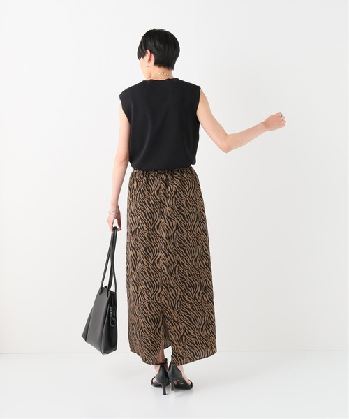 Simplicite（サンプリシテ）の「ゼブラプリントスカート◆（スカート・レディース・ブラック/ベージュ/ブラウン・FREE）」の11枚目の写真