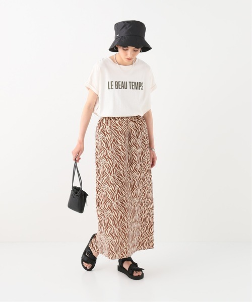 Simplicite（サンプリシテ）の「ゼブラプリントスカート◆（スカート・レディース・ブラック/ベージュ/ブラウン・FREE）」の18枚目の写真