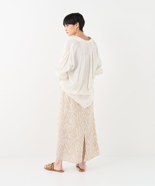 Simplicite（サンプリシテ）の「ゼブラプリントスカート◆（スカート・レディース・ブラック/ベージュ/ブラウン・FREE）」の14枚目の写真