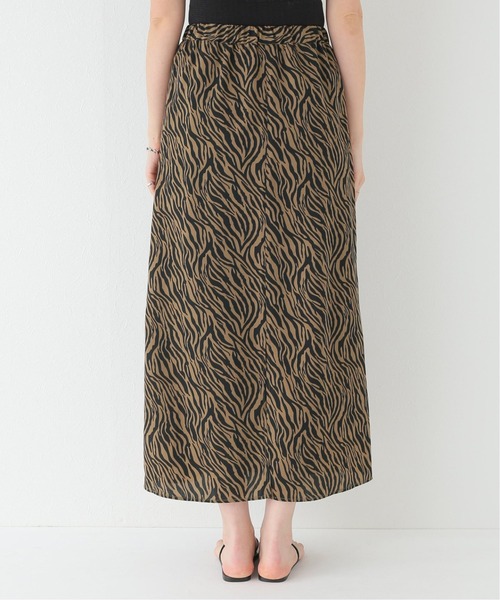 Simplicite（サンプリシテ）の「ゼブラプリントスカート◆（スカート・レディース・ブラック/ベージュ/ブラウン・FREE）」の9枚目の写真
