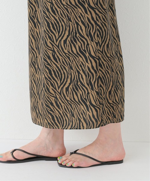 Simplicite（サンプリシテ）の「ゼブラプリントスカート◆（スカート・レディース・ブラック/ベージュ/ブラウン・FREE）」の7枚目の写真