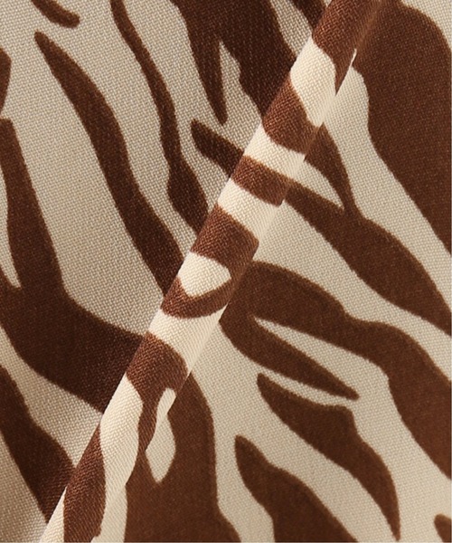 Simplicite（サンプリシテ）の「ゼブラプリントスカート◆（スカート・レディース・ブラック/ベージュ/ブラウン・FREE）」の13枚目の写真