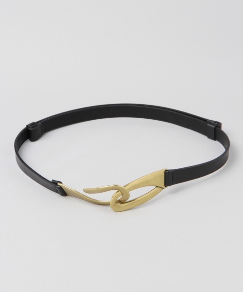 JEANASIS（ジーナシス）の「ダブルBIGビットベルト/951575（ベルト・レディース・ブラック/ブラウン・FREE）」の5枚目の写真