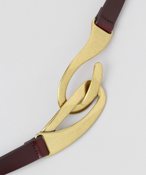 JEANASIS（ジーナシス）の「ダブルBIGビットベルト/951575（ベルト・レディース・ブラック/ブラウン・FREE）」の6枚目の写真