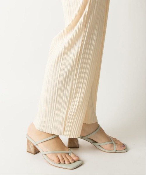 RANDA（ランダ）の「マーブルヒールトングミュールサンダル（サンダル・レディース・ブラック/ブラウン/ミント/クリーム・LL/S/M/L）」の12枚目の写真