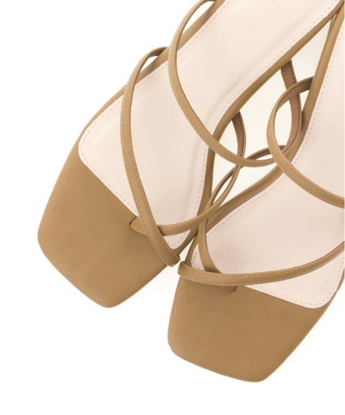 RANDA（ランダ）の「マーブルヒールトングミュールサンダル（サンダル・レディース・ブラック/ブラウン/ミント/クリーム・LL/S/M/L）」の16枚目の写真