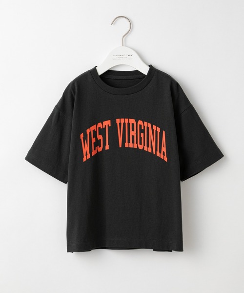 CIAOPANIC TYPY（チャオパニックティピー）の「【ZOZOTOWN限定】WESTVERGINIAカレッジロゴTee（Tシャツ/カットソー・キッズ・チャコールグレー/ネイビー/グレー/サックスブルー/ホワイト系その他・SMALL/MEDIUM/LARGE/X-LARGE/XX-LARGE）」の1枚目の写真