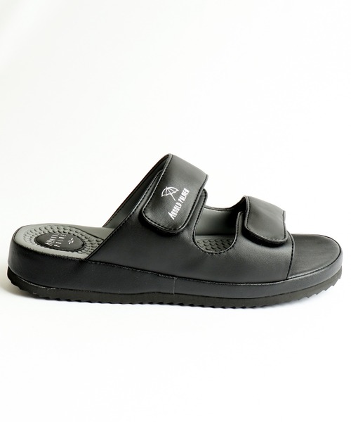 Arnold Palmer（アーノルドパーマー）の「AP2本ベルトオフィスサンダル（サンダル・メンズ・ブラック/ダークブラウン・M/L/S/LL）」の4枚目の写真