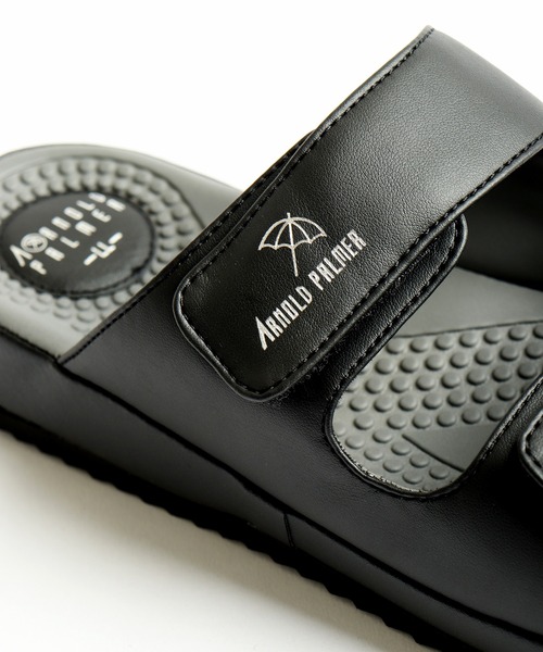 Arnold Palmer（アーノルドパーマー）の「AP2本ベルトオフィスサンダル（サンダル・メンズ・ブラック/ダークブラウン・M/L/S/LL）」の8枚目の写真