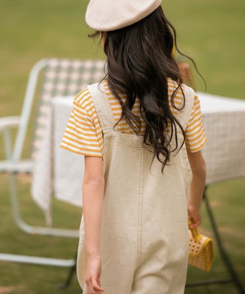 Ulysses(ユリシス)の「Tシャツ+サロペットセット(サロペット/オーバーオール・キッズ・ベージュ・110/120/130)」の8枚目の写真