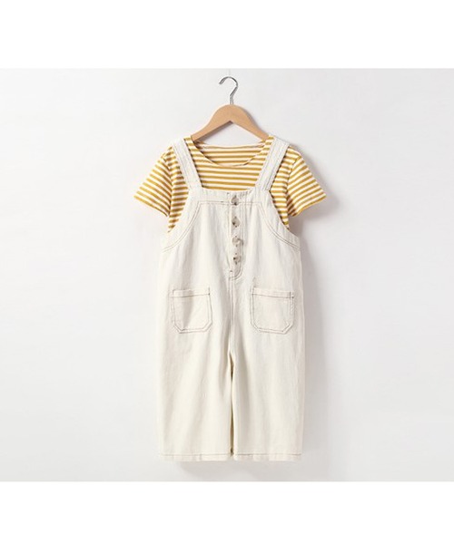 Ulysses(ユリシス)の「Tシャツ+サロペットセット(サロペット/オーバーオール・キッズ・ベージュ・110/120/130)」の9枚目の写真