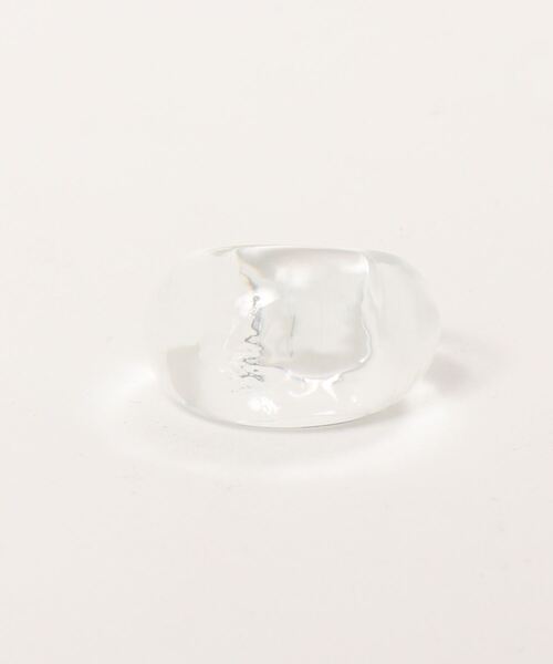 LOWRYS FARM(ローリーズファーム)の「プックリガラスリング 953051(リング・レディース・パープル/ブルー/ホワイト系その他・FREE)」の2枚目の写真