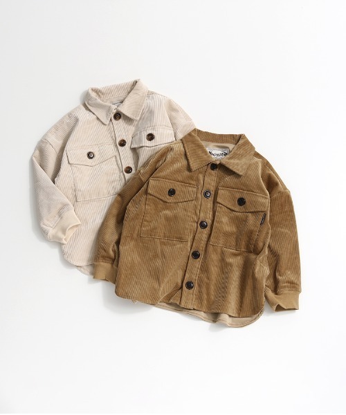 MAKE YOUR DAY（メイクユアデイ）の「コールテンCPOジャケット■80～140cm（その他アウター・キッズ・アイボリー/ベージュ・90/100/110/120/80/130/140）」の22枚目の写真