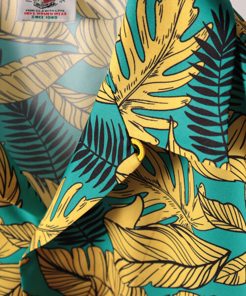 FREDY MAC（フレディーマック）の「【FREDYMAC ”SUNDAY TOOLS WEAR”】リーフ柄プリントシャツ（シャツ/ブラウス・メンズ・グリーン系その他7/ブルー系その他7/レッド系その他7・MEDIUM/LARGE）」の9枚目の写真