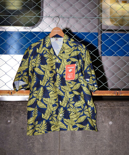 FREDY MAC（フレディーマック）の「【FREDYMAC ”SUNDAY TOOLS WEAR”】リーフ柄プリントシャツ（シャツ/ブラウス・メンズ・グリーン系その他7/ブルー系その他7/レッド系その他7・MEDIUM/LARGE）」の17枚目の写真
