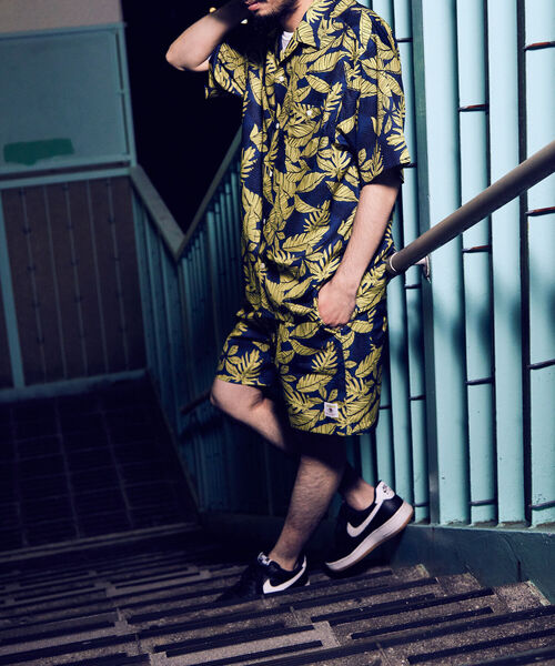 FREDY MAC（フレディーマック）の「【FREDYMAC ”SUNDAY TOOLS WEAR”】リーフ柄プリントシャツ（シャツ/ブラウス・メンズ・グリーン系その他7/ブルー系その他7/レッド系その他7・MEDIUM/LARGE）」の14枚目の写真