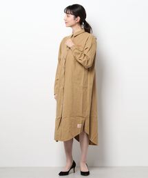 KRIFF MAYER Lady's Collection | ビエラ無地ワンピース(シャツワンピース)