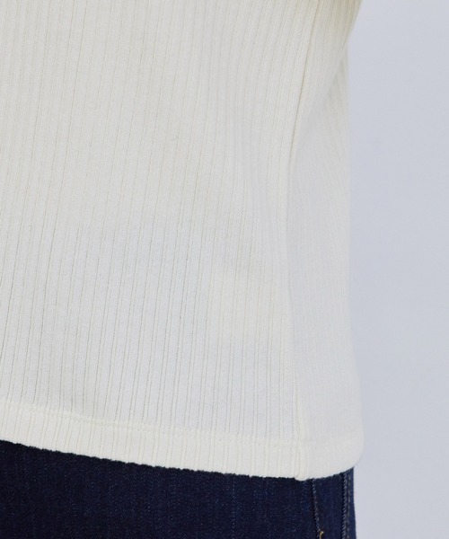 ROPE' PICNIC（ロペピクニック）の「【2WAY】カットテレコカーディガン（カーディガン/ボレロ・レディース・ブラック/キナリ/イエロー・38）」の12枚目の写真