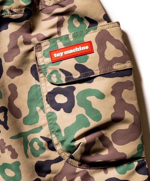 TOY MACHINE(トイ マシーン)の「WEB限定 TOY MACHINE/トイマシーン CAMO CARGO SHORT PANTS/TMSBSP24(その他パンツ・メンズ・ブラック/カモフラージュ・X-LARGE/MEDIUM/LARGE)」の9枚目の写真