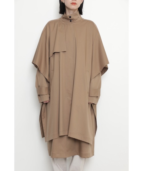 mici(ミチ)の「(mici)レイヤードコート(その他アウター・レディース・ホワイト系その他/ベージュ・ONE SIZE)」の11枚目の写真