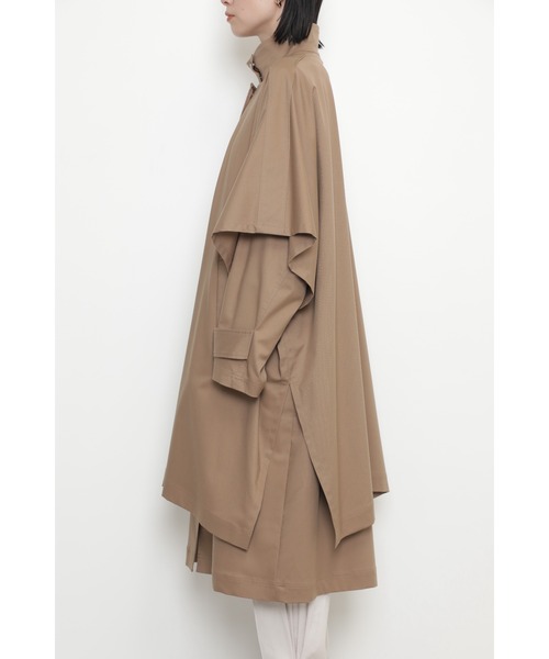 mici(ミチ)の「(mici)レイヤードコート(その他アウター・レディース・ホワイト系その他/ベージュ・ONE SIZE)」の3枚目の写真