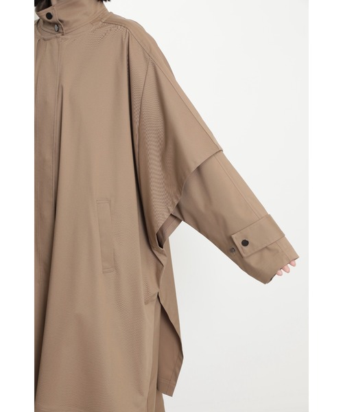 mici(ミチ)の「(mici)レイヤードコート(その他アウター・レディース・ホワイト系その他/ベージュ・ONE SIZE)」の7枚目の写真