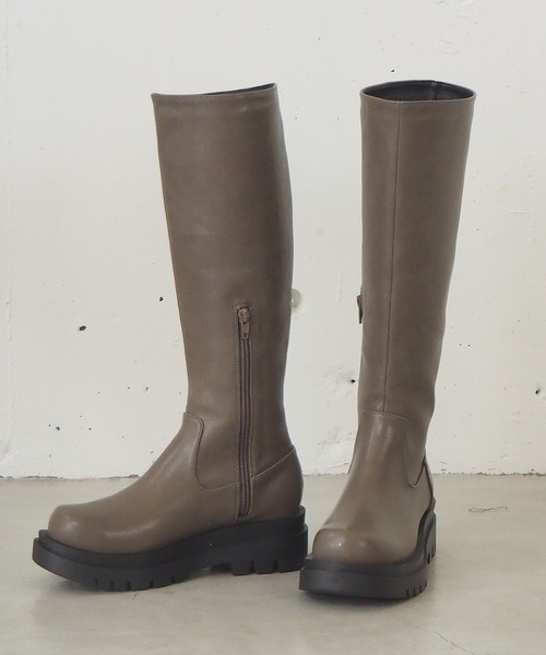 tiptop（ティップトップ）の「ボリュームソールロングブーツ（ブーツ・レディース・ブラック/ブラウン・M/L）」の12枚目の写真