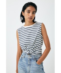 MOUSSY | FRONT TWIST CROPPED トップス(タンクトップ)