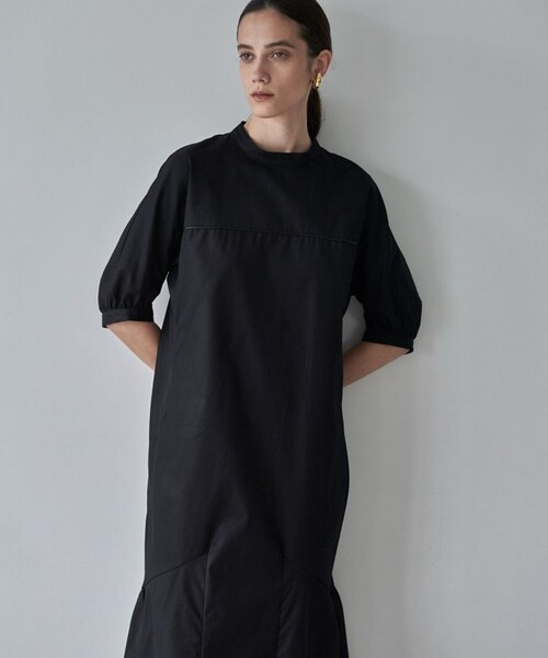 city（シティ）の「【CITY】コットンツイルギャザーフレアワンピース（ワンピース・レディース・ブラック/ベージュ/グレー・1/2）」の16枚目の写真