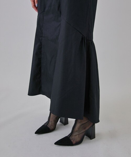 city（シティ）の「【CITY】コットンツイルギャザーフレアワンピース（ワンピース・レディース・ブラック/ベージュ/グレー・1/2）」の6枚目の写真