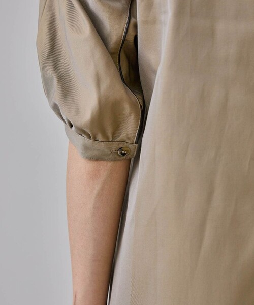 city（シティ）の「【CITY】コットンツイルギャザーフレアワンピース（ワンピース・レディース・ブラック/ベージュ/グレー・1/2）」の14枚目の写真