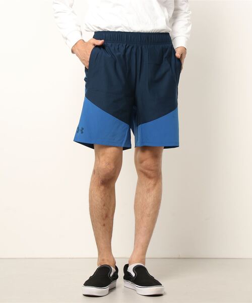 UNDER ARMOUR(アンダーアーマー)の「UAニット ウーブン ハイブリッド ショーツ(トレーニング/メンズ)(その他パンツ・メンズ・ブラック/ネイビー/グレー・M/S/L/XL/XXL/3XL)」の4枚目の写真