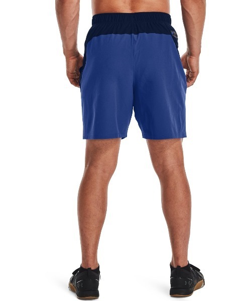UNDER ARMOUR(アンダーアーマー)の「UAニット ウーブン ハイブリッド ショーツ(トレーニング/メンズ)(その他パンツ・メンズ・ブラック/ネイビー/グレー・M/S/L/XL/XXL/3XL)」の6枚目の写真