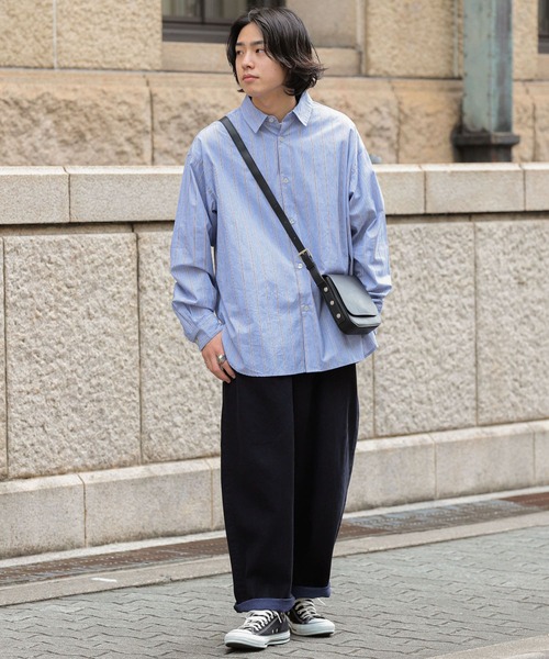 SENSE OF PLACE by URBAN RESEARCH(センスオブプレイスバイアーバンリサーチ)の「フェイクレザーショルダー(ショルダーバッグ・メンズ・ブラウン/ブラック/アイボリー・ONE)」の5枚目の写真