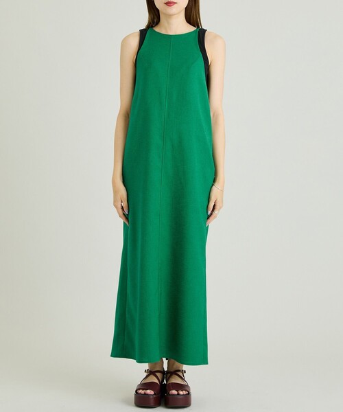 MATURED（マチュアード）の「【MATURED】アメスリアイラインワンピース（ワンピース・レディース・グリーン/ブラウン・FREE）」の8枚目の写真