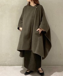 BABYLONE / MANTECOポンチョコートを使った人気ファッション