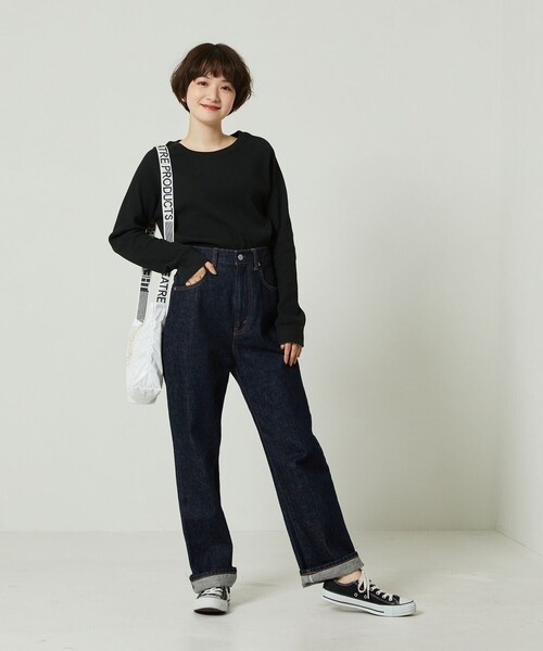 FREAK'S STORE（フリークスストア）の「ワッフルプルオーバー（Tシャツ/カットソー・レディース・ナチュラル/レンガ/その他13/オフホワイト/ブラック・ﾌﾘ-）」の7枚目の写真