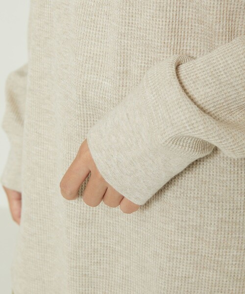 FREAK'S STORE（フリークスストア）の「ワッフルプルオーバー（Tシャツ/カットソー・レディース・ナチュラル/レンガ/その他13/オフホワイト/ブラック・ﾌﾘ-）」の20枚目の写真