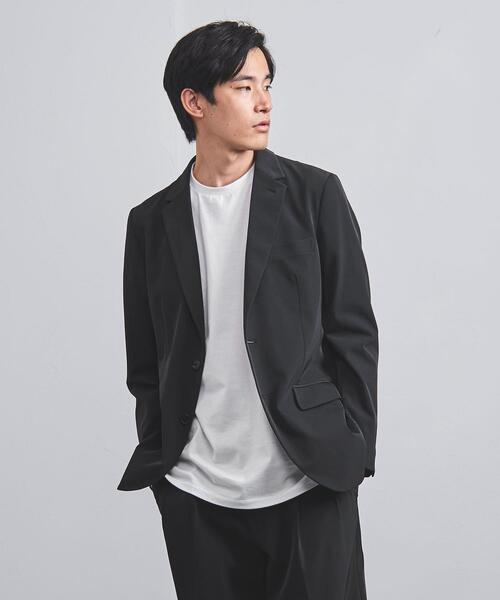 EN ROUTE(アンルート)の「<EN ROUTE(アンルート)> ナイロン/ポリウレタン ツイル 2ボタン ジャケット(テーラードジャケット・メンズ・ブラック・1/2/3)」の3枚目の写真