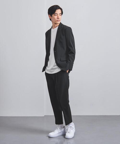 EN ROUTE(アンルート)の「<EN ROUTE(アンルート)> ナイロン/ポリウレタン ツイル 2ボタン ジャケット(テーラードジャケット・メンズ・ブラック・1/2/3)」の8枚目の写真