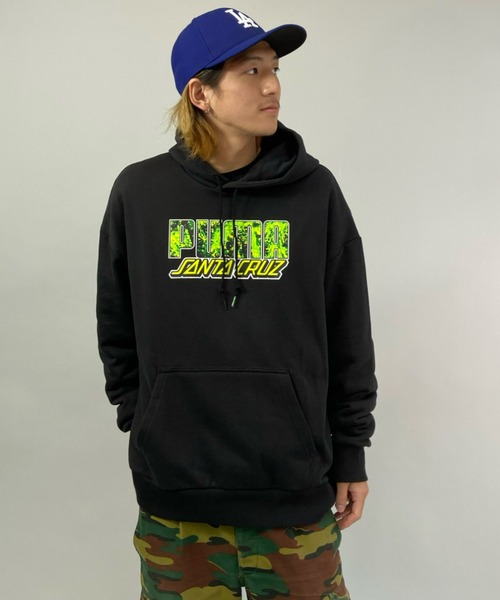 PUMA（プーマ）の「PUMA/プーマ×SANTACRUZ コラボモデル ルーズシルエット　プリントパーカー 532240（パーカー・メンズ・ブラック/グレー/カーキ・M/L/XL）」の18枚目の写真