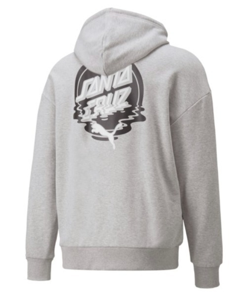 PUMA（プーマ）の「PUMA/プーマ×SANTACRUZ コラボモデル ルーズシルエット　プリントパーカー 532240（パーカー・メンズ・ブラック/グレー/カーキ・M/L/XL）」の7枚目の写真