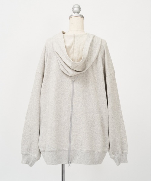 AS KNOW AS PINKY（アズノゥアズピンキー）の「BIGカレッジロゴフーディ（パーカー・レディース・チャコールグレー/オートミール/グリーン/オレンジ・FREE）」の19枚目の写真