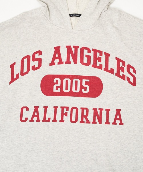 AS KNOW AS PINKY（アズノゥアズピンキー）の「BIGカレッジロゴフーディ（パーカー・レディース・チャコールグレー/オートミール/グリーン/オレンジ・FREE）」の8枚目の写真